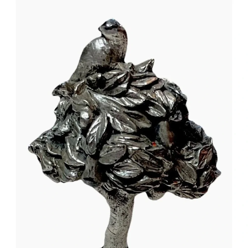 1973 Danbury Mint Christmas Bell Partridge In A Pear Tree